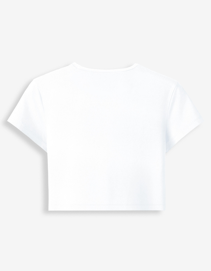 Back_2_c_1 IDGAF - Baby Tee
