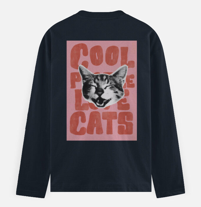 Cool People Like Cats - Full Sleeve T-Shirt