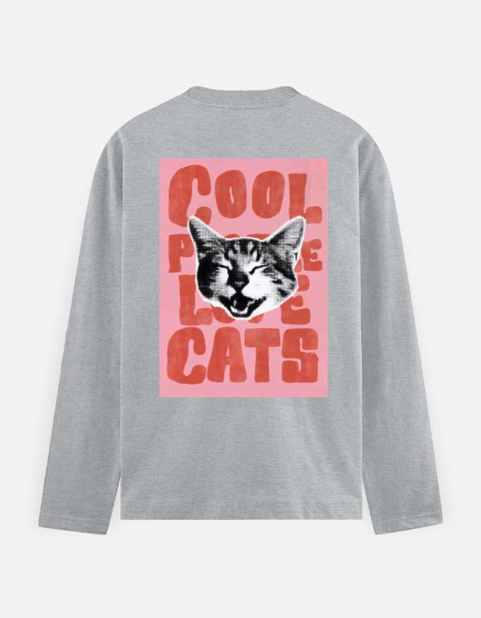 Cool People Like Cats - Full Sleeve T-Shirt