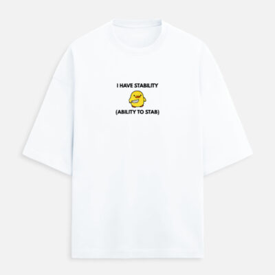 Front_1_c_1-9.jpg STABILITY - Unisex Oversized Tshirt