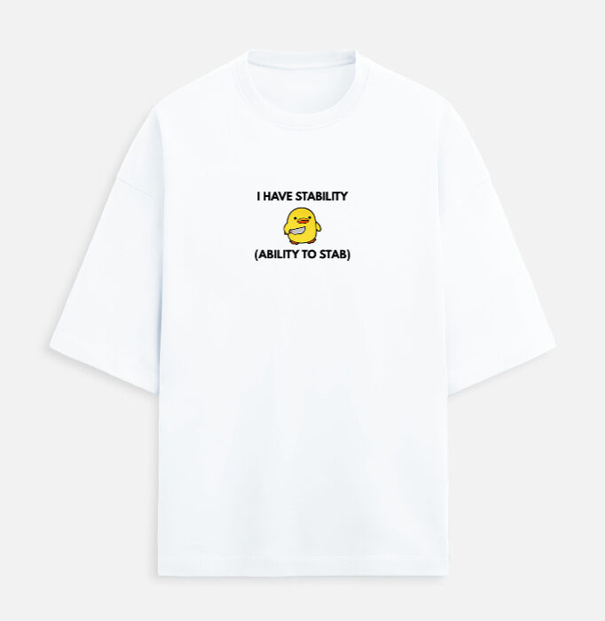 STABILITY - Unisex Oversized Tshirt