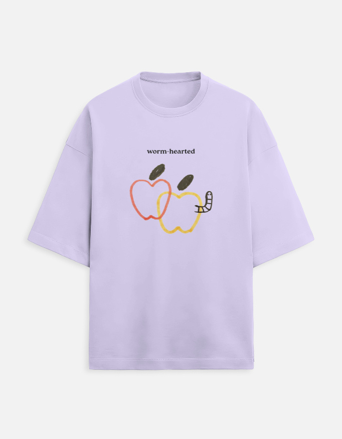 Worm-Hearted - Unisex Oversized Tshirt
