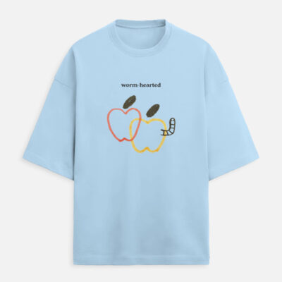 Worm-Hearted - Unisex Oversized Tshirt