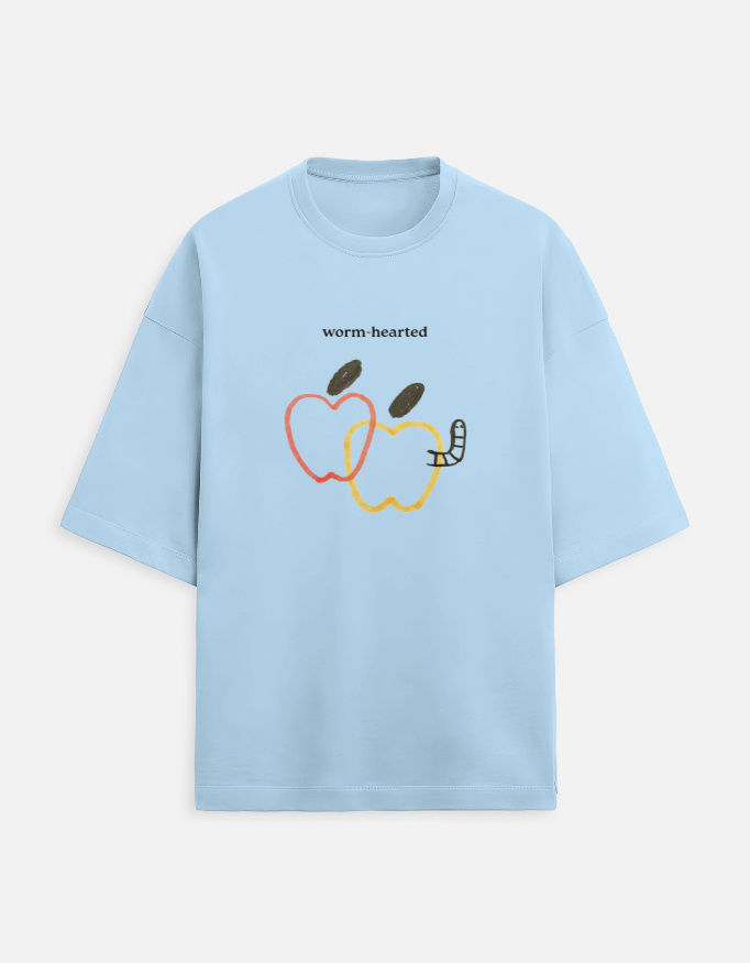 Worm-Hearted - Unisex Oversized Tshirt