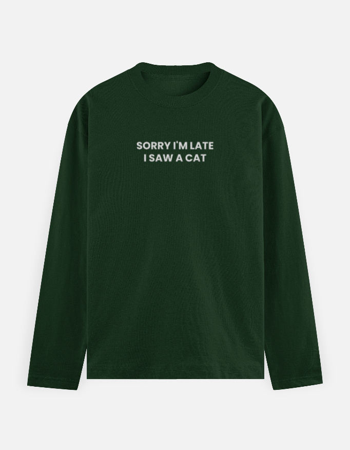 Cool People Like Cats - Full Sleeve T-Shirt