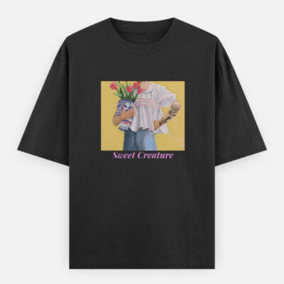 Front_1_c_2-2.jpg SWEET CREATURE - H1 Oversized T-Shirt