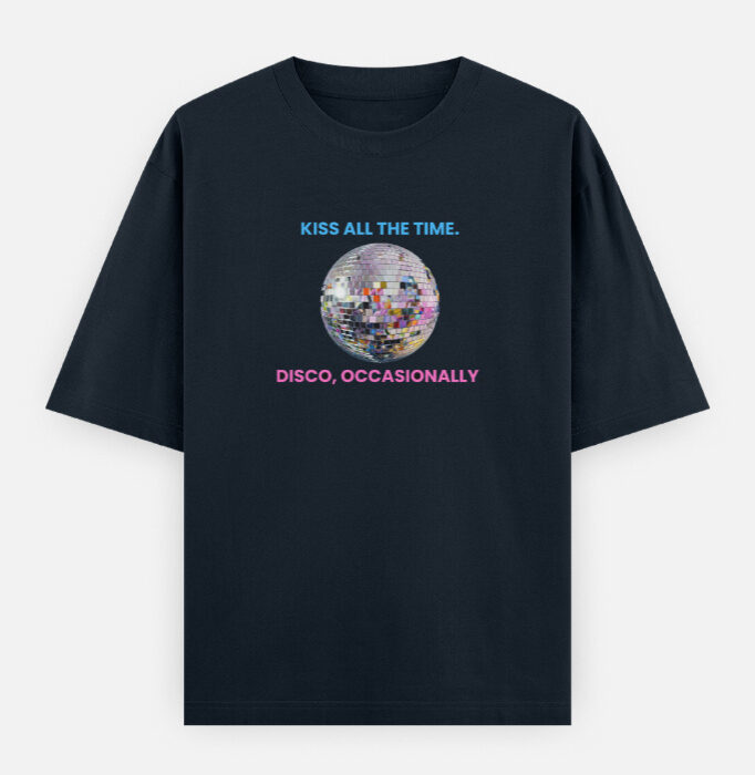 Front_1_c_3-4.jpg Kiss/Disco - H4 Oversized T-Shirt