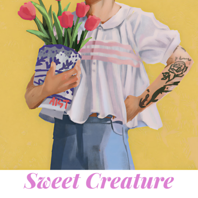 dfeff SWEET CREATURE - H1 Oversized T-Shirt