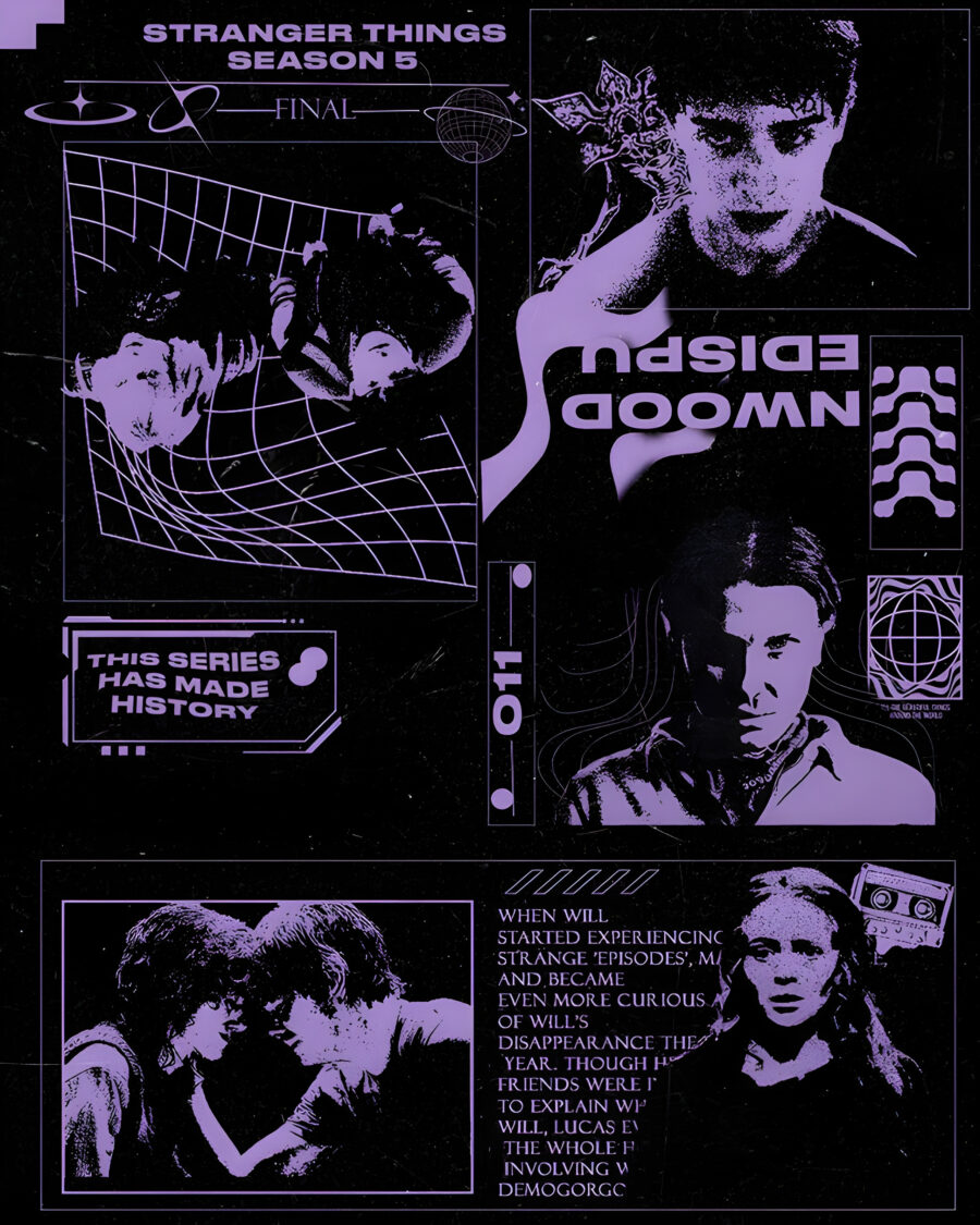 12e0218a-f892-4d9b-a348-624f68d7617a Cassette - Stranger Things Acid Washed Oversized Tee