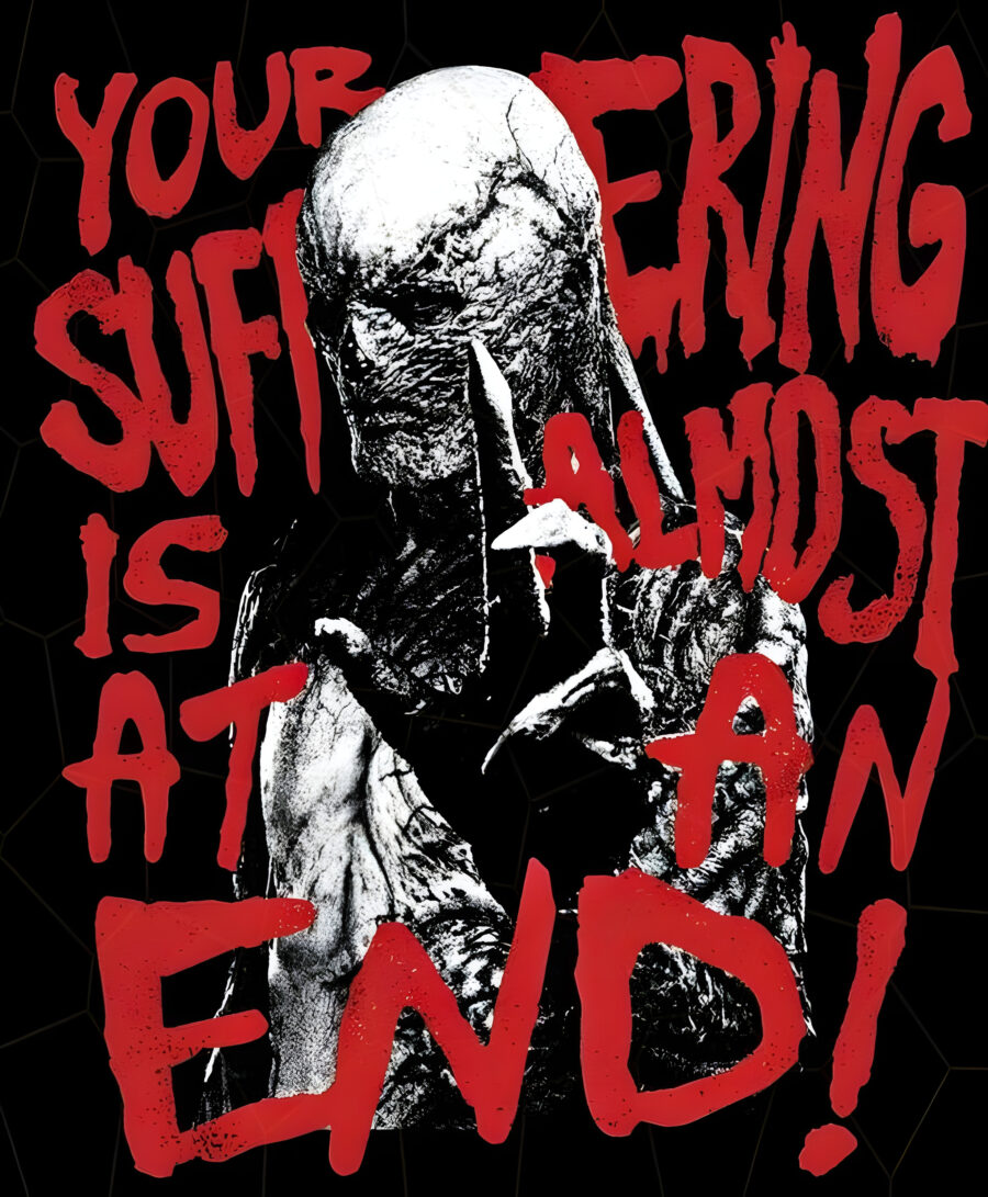 VECNA - Stranger Things Acid Washed Oversized Tee