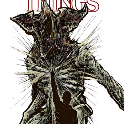 Demogorgon II - Stranger Things Acid Washed Oversized Tee