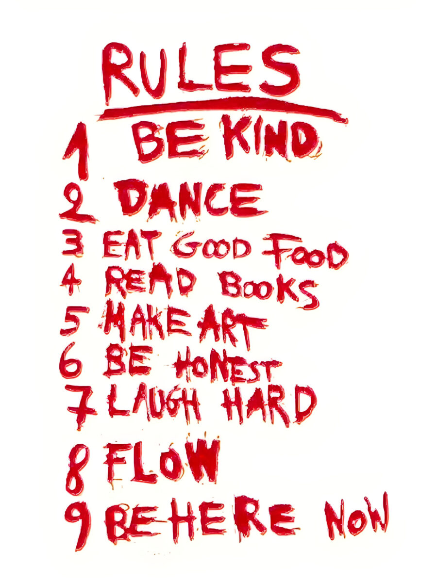 Rules - Zipper Tote Bag