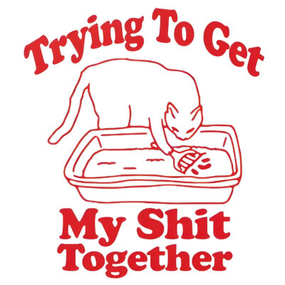 2b1d71ee-07fe-421f-a1ab-ddcdc9146b60 Tryna Get My Sh*t Together - Oversized T-Shirt