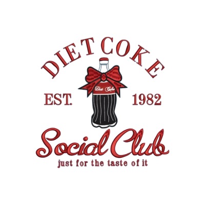 cokee Diet Coke Social Club - Oversized T-Shirt