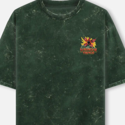 img_09b956f2041f88.jpg The Demogorgon - Stranger Things Acid Washed Oversized Tee