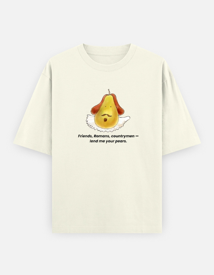 img_0c620453393a7a.jpg Shakespear - Oversized Classic T-Shirt