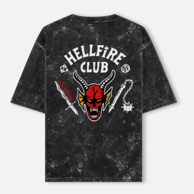 img_19cf6b1c636b12.jpg HellFire Club - Stranger Things Acid Washed Oversized Tee