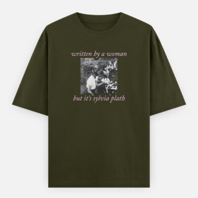 img_2e979ec7c4722e.jpg Sylvia Plath - Oversized Classic T-Shirt