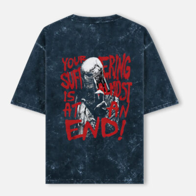 VECNA - Stranger Things Acid Washed Oversized Tee