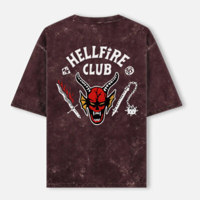 img_31c487c71ef894.jpg HellFire Club - Stranger Things Acid Washed Oversized Tee