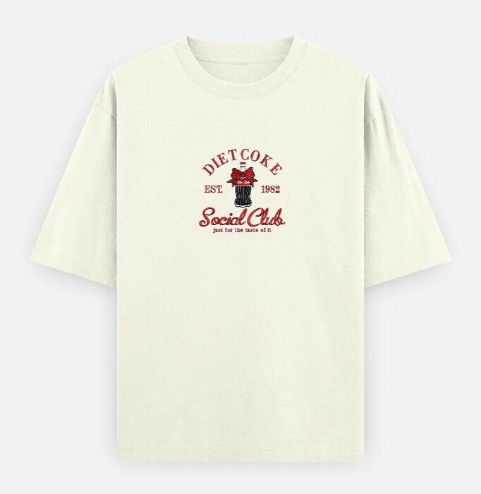 img_3287e816367dae.jpg Diet Coke Social Club - Oversized T-Shirt