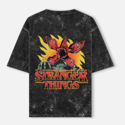 img_3ff99c2d2927cd.jpg The Demogorgon - Stranger Things Acid Washed Oversized Tee