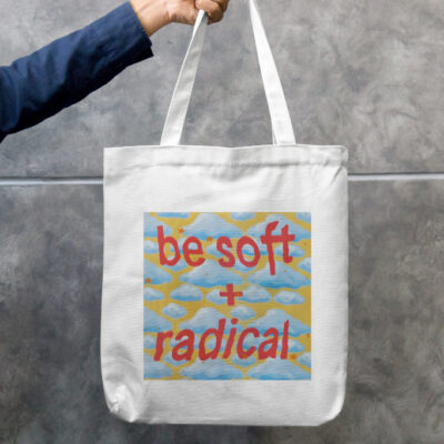 Soft/Radical - Zipper Tote Bag