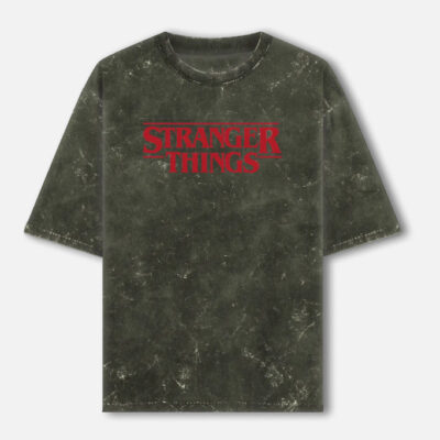 VECNA - Stranger Things Acid Washed Oversized Tee