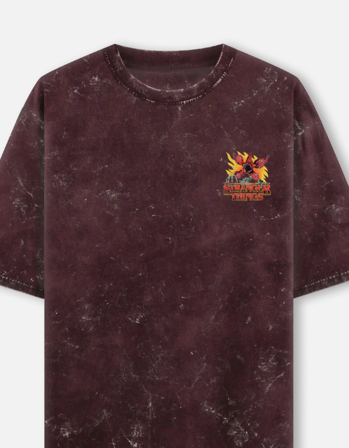 img_5813573a4bf504.jpg The Demogorgon - Stranger Things Acid Washed Oversized Tee