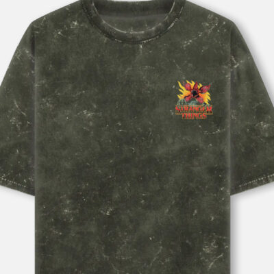 img_59a1c00c054c19.jpg The Demogorgon - Stranger Things Acid Washed Oversized Tee