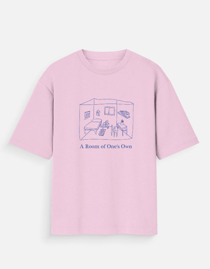 img_5c0cc0aa4462b5.jpg A Room of One's Own - Oversized Standard T-Shirt