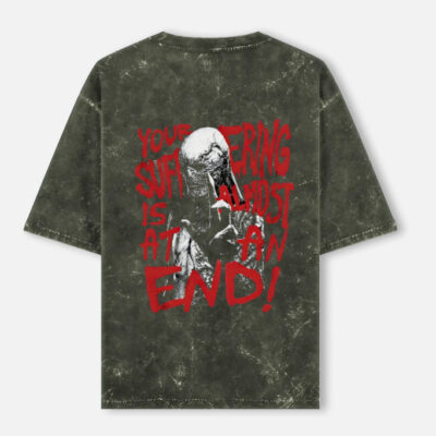 VECNA - Stranger Things Acid Washed Oversized Tee