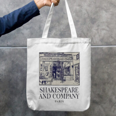 img_6ebb6f4588bc12.jpg Shakespeare And Co. - Zipper Tote Bag