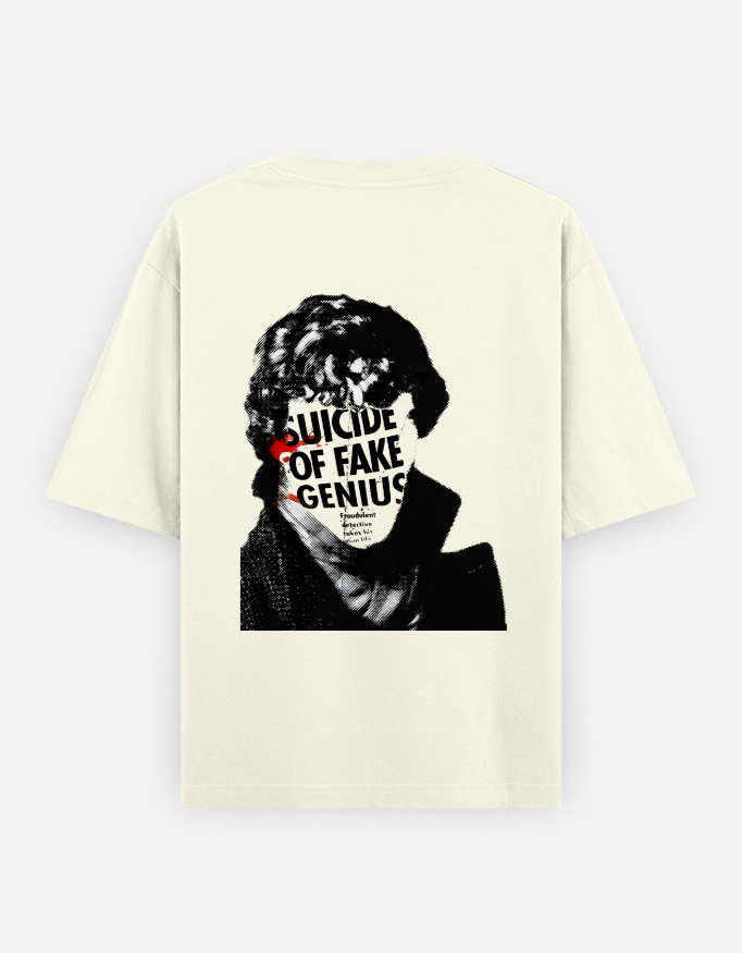img_71d601e685a915.jpg Sherlock Holmes - Oversized Classic T-Shirt