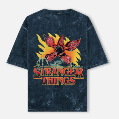 img_7d3cce86c9b2cf.jpg The Demogorgon - Stranger Things Acid Washed Oversized Tee