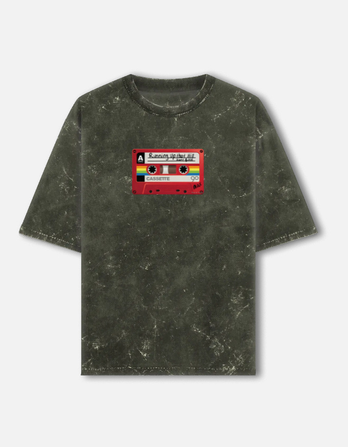 img_894ce721a305b5.jpg Cassette - Stranger Things Acid Washed Oversized Tee
