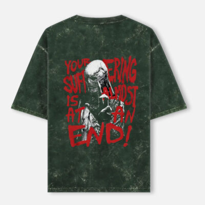 VECNA - Stranger Things Acid Washed Oversized Tee
