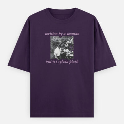 img_95faecad0ddacd.jpg Sylvia Plath - Oversized Classic T-Shirt