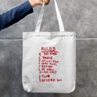 Rules - Zipper Tote Bag