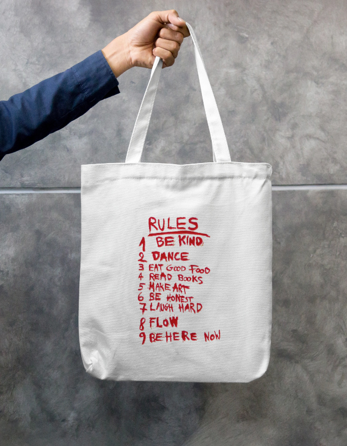 Rules - Zipper Tote Bag