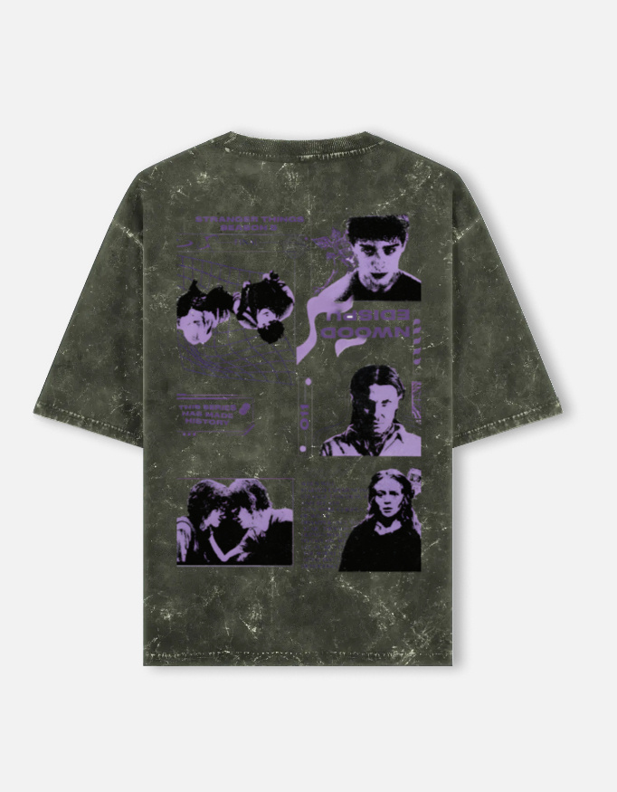 img_a9eb8479f752bc.jpg Cassette - Stranger Things Acid Washed Oversized Tee