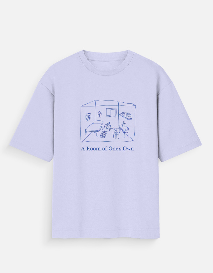 img_b49fa3653e00c6.jpg A Room of One's Own - Oversized Standard T-Shirt