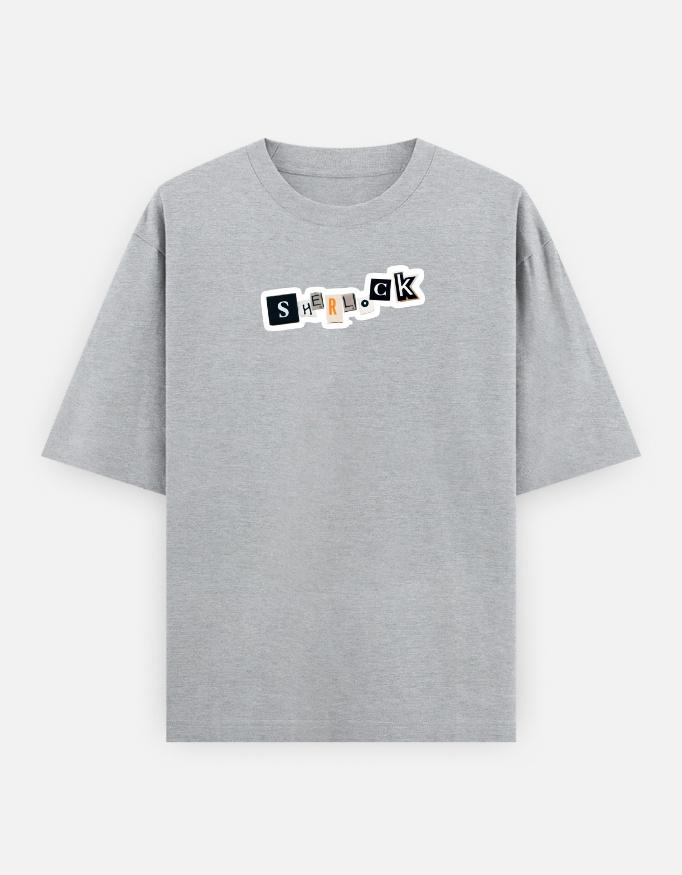 img_b53ac153cd2299.jpg Sherlock Holmes - Oversized Classic T-Shirt