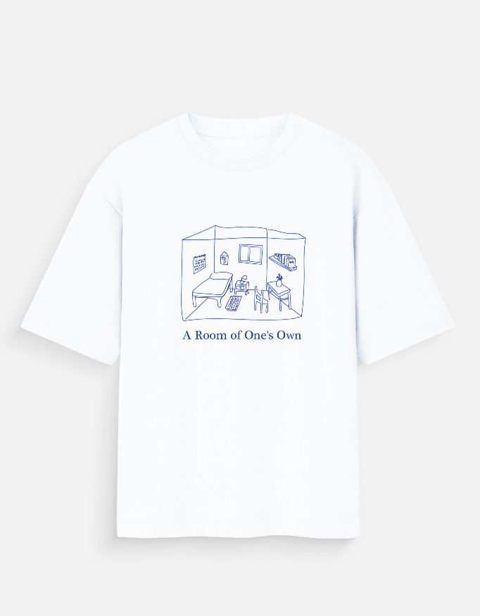 img_b6cef3c452a3ae.jpg A Room of One's Own - Oversized Standard T-Shirt