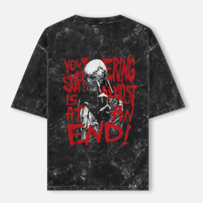 VECNA - Stranger Things Acid Washed Oversized Tee
