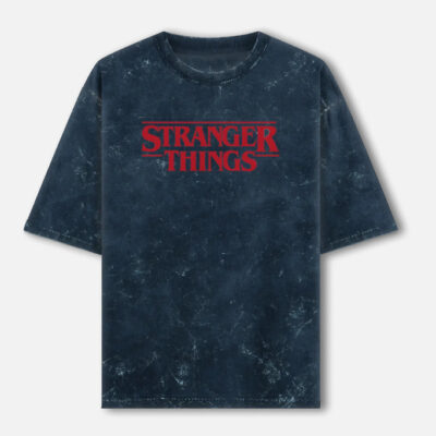 VECNA - Stranger Things Acid Washed Oversized Tee