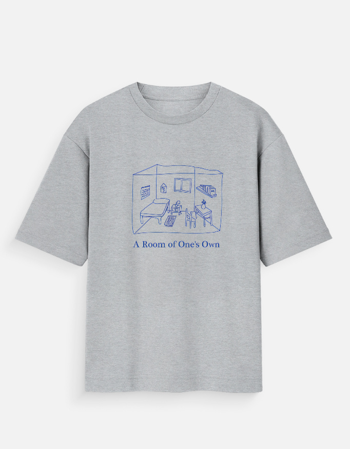 img_e550686cd34f36.jpg A Room of One's Own - Oversized Standard T-Shirt