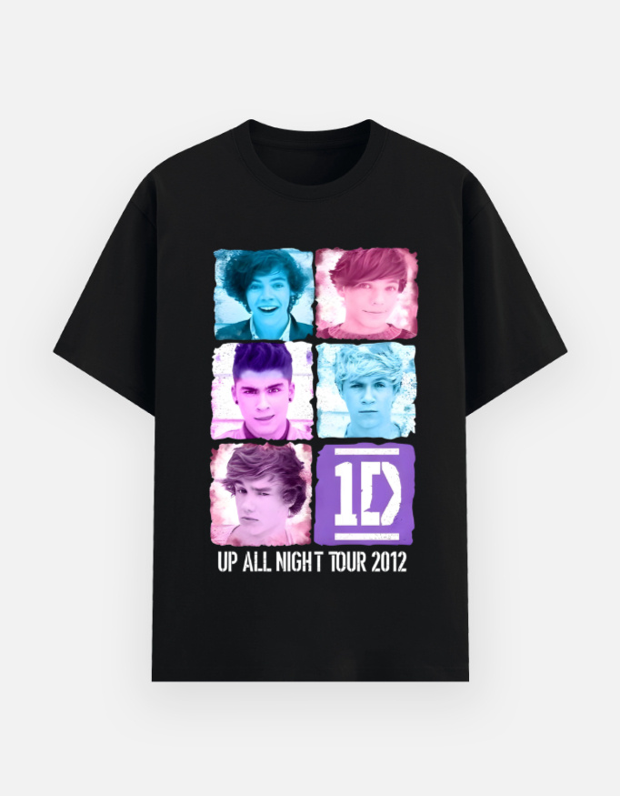 1D 2012 Tour - Basic T-Shirt