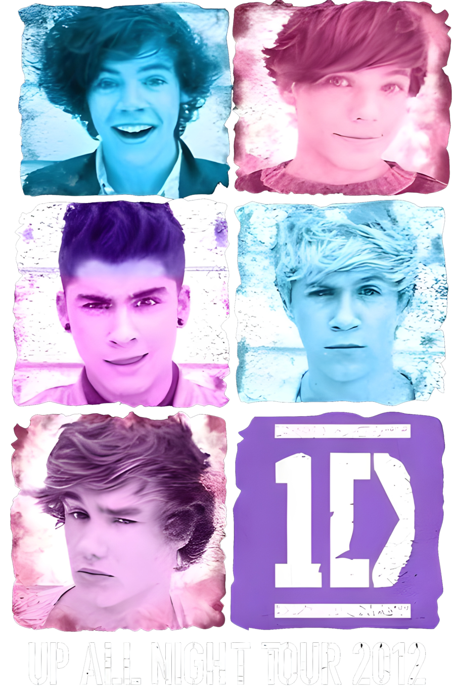 1D 2012 Tour - Basic T-Shirt