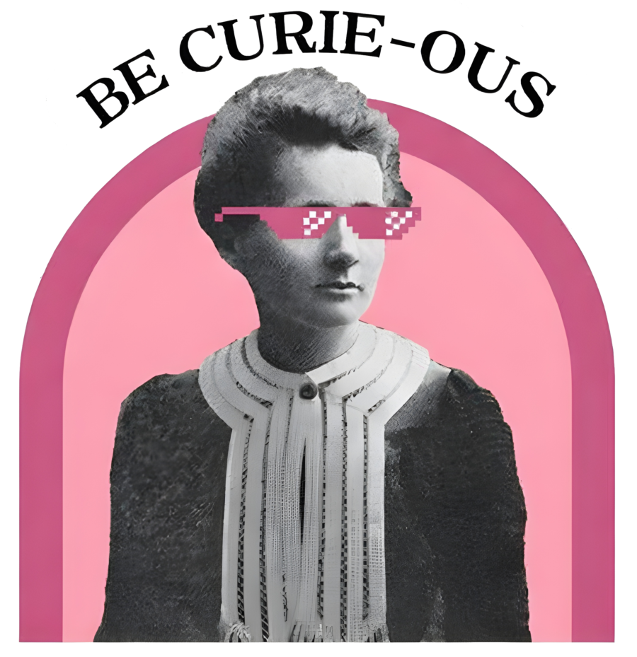 2b03 Marie Curie - Oversized T-Shirt